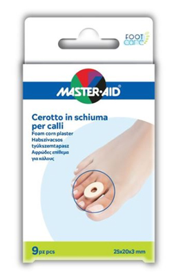 CEROTTO CALLI MASTER-AID FOOTCARE IN SCHIUMA PU 3 MM 9 PEZZI B9 - Fontenova srl