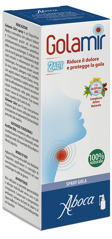 GOLAMIR 2ACT SPRAY 30 ML NO ALCOOL ADULTI E BAMBINI DA UN ANNO DI ETA' - Fontenova srl