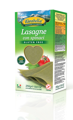 FARABELLA I REGIONALI LASAGNE CON SPINACI 250 G - Fontenova srl