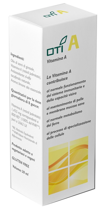 OTI A VITAMINA A GOCCE 20 ML - Fontenova srl
