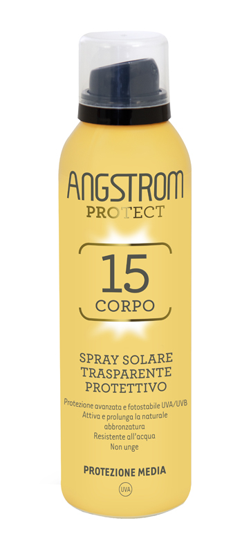 ANGSTROM PROTECT 15 CORPO SPRAY SOLARE TRASPARENTE 150 ML - Fontenova srl