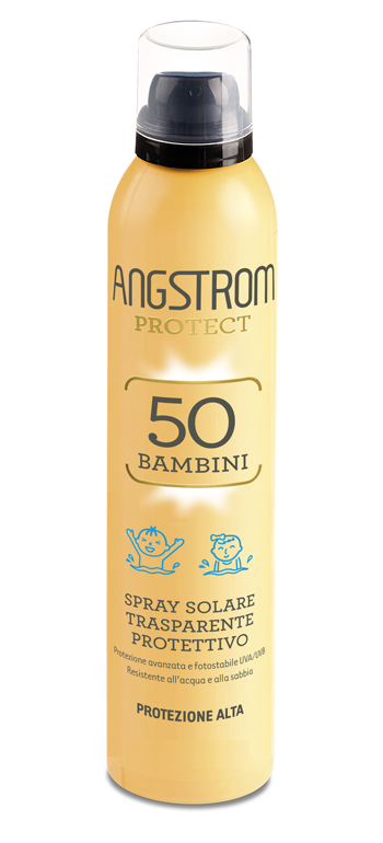 ANGSTROM PROTECT 50 BAMBINI SPRAY SOLARE TRASPARENTE 250 ML - Fontenova srl
