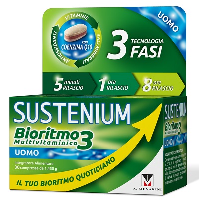 SUSTENIUM BIORITMO3 UOMO ADULTO 30 COMPRESSE - Fontenova srl