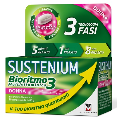 SUSTENIUM BIORITMO3 DONNA ADULTA 30 COMPRESSE - Fontenova srl