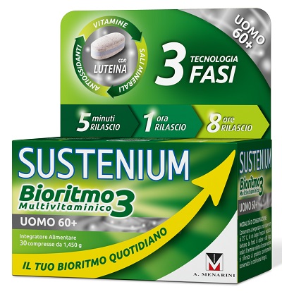 SUSTENIUM BIORITMO3 UOMO 60+ 30 COMPRESSE - Fontenova srl