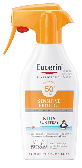 EUCERIN SUN PROTECTION SPF 50+ SENSITIVE PROTECT KIDS SUN SPRAY 300 ML - Fontenova srl
