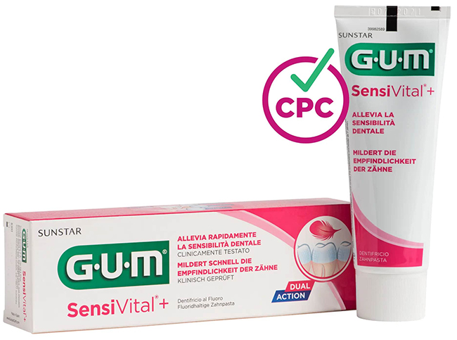 GUM SENSIVITAL + DENTIFRICIO 75 ML - Fontenova srl