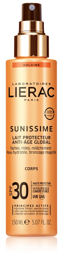 LIERAC SUNISSIME LATTE CORPO SPF30 150 ML - Fontenova srl
