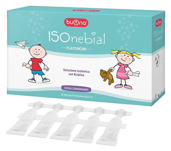 ISONEBIAL FLACONCINI SOLUZIONE ISOTONICA 0,9% CON AGGIUNTA DI ECTOINA 20X5 ML - Fontenova srl