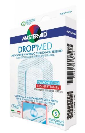 MEDICAZIONE MASTER-AID DROP MED 10 X 10 CM 5 PEZZI - Fontenova srl