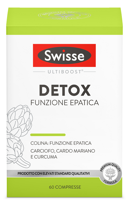 SWISSE DETOX FUNZIONE EPATICA 60 COMPRESSE DA 1085 MG - Fontenova srl