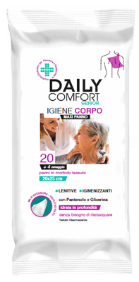 DAILY COMFORT SENIOR PANNI IGIENE CORPO 24 PEZZI - Fontenova srl