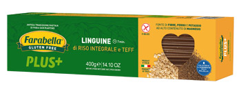 FARABELLA LINGUINE RISO INTEGRALE E TEFF 400 G - Fontenova srl