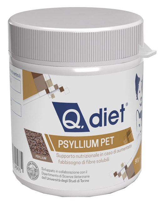 Q DIET PSYLLIUM PET POLVERE 90 G - Fontenova srl