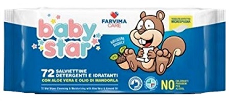 BABYSTAR SALVIETTE BEBE' POPUP 72 PEZZI - Fontenova srl