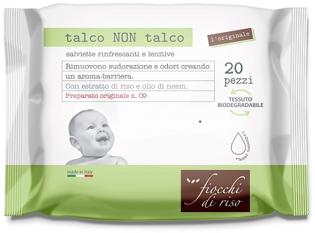 FIOCCHI DI RISO SALVIETTE TALCO NON TALCO - Fontenova srl