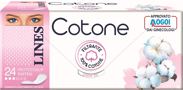LINES COTONE PROTEGGISLIP DISTESI 24 PEZZI - Fontenova srl
