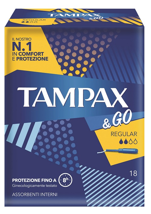 TAMPAX &GO REGULAR 18 PEZZI - Fontenova srl