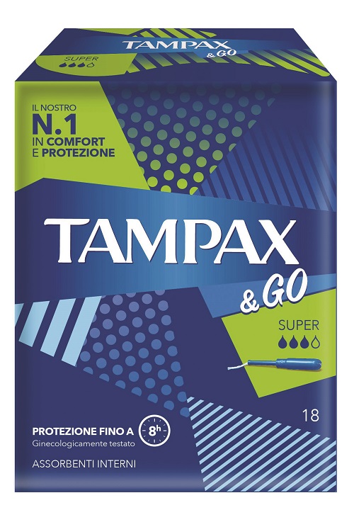 TAMPAX &GO SUPER 18 PEZZI - Fontenova srl