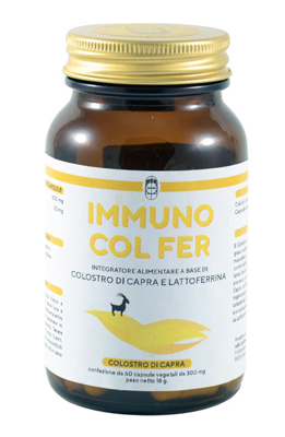 IMMUNO COL FER COLOSTRO DI CAPRA 60 CAPSULE VEGETALI - Fontenova srl
