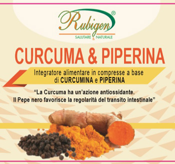CURCUMA & PIPERINA RUBIGEN 120 COMPRESSE DA 500 MG - Fontenova srl