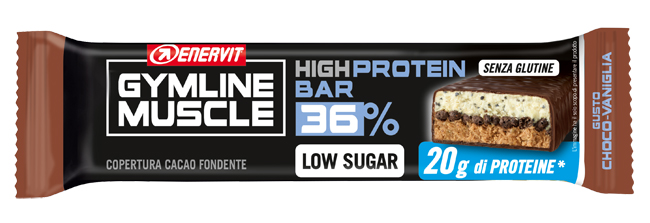 GYMLINE 20 G PROTEINBAR CHOCO/VANIGLIA 55 G - Fontenova srl