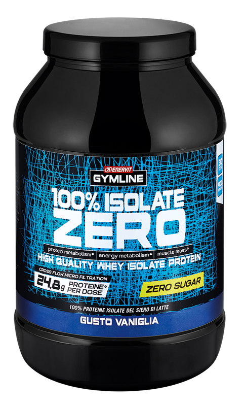 GYMLINE 100% WHEY ISO ZERO VANIGLIA 900 G - Fontenova srl