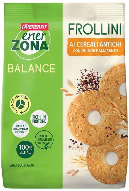 ENERZONA FROLLINI VEG CEREALI ANTICHI 250 G - Fontenova srl