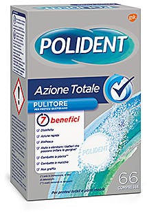 POLIDENT AZIONE TOTALE 66 COMPRESSE PULITORE PER PROTESI QUOTIDIANO - Fontenova srl