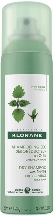 KLORANE SHAMPOO SECCO SEBORIDUTTORE ALL'ORTICA 150 ML - Fontenova srl