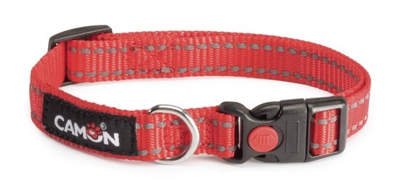 COLLARE LOWTENSION REFLEX ROSSO 20 MM X 33/53 CM - Fontenova srl