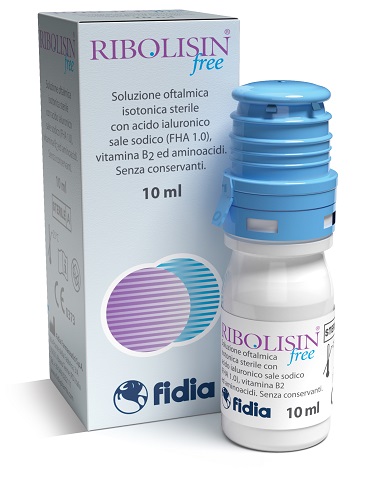 COLLIRIO SOLUZIONE OFTALMICA RIBOLISIN FREE 10 ML - Fontenova srl
