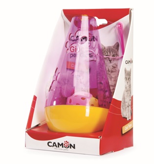 GIOCO PER GATTO OSCILLANTE CON GIOCO PER E SONAGLIO M - Fontenova srl