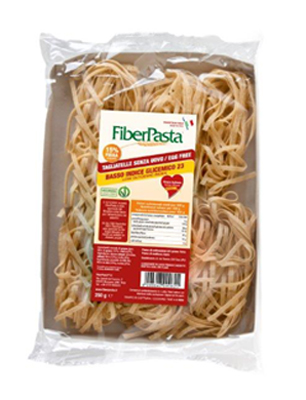 FIBERPASTA TAGLIATELLE SENZA UOVO BASSO CONTENUTO GLICEMICO  250 G - Fontenova srl