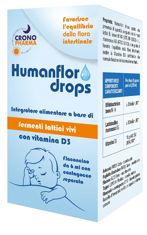 HUMANFLOR DROPS 6 ML - Fontenova srl