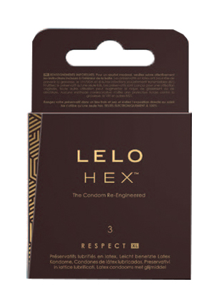 HEX PRESERVATIVI RESPECT LELO 3 PEZZI - Fontenova srl