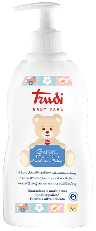 TRUDI BABY CARE SAPONE MANI/VISO 500 ML - Fontenova srl