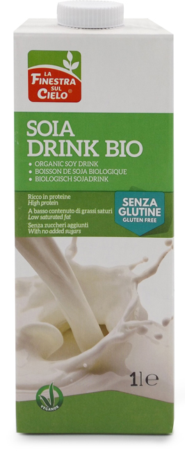 BEVANDA SOIA DRINK SENZA GLUTINE BIO 1 LITRO - Fontenova srl