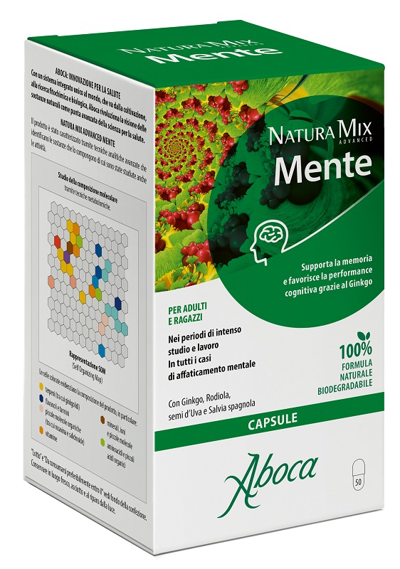 NATURA MIX ADVANCED MENTE 50 CAPSULE - Fontenova srl