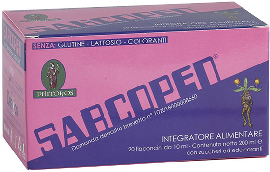 SARCOPEN 20 FLACONCINI 200 ML - Fontenova srl