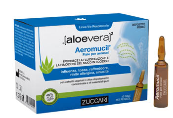 ALOEVERA2 AEROMUCIL 10 FIALE 5 ML - Fontenova srl