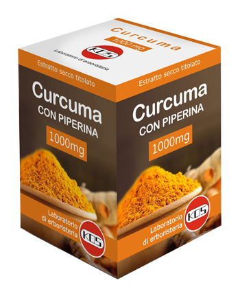 CURCUMA CON PIPERINA 1 G 30 COMPRESSE OVALI - Fontenova srl