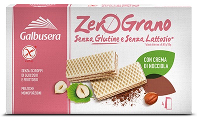 ZEROGRANO WAFER NOCCIOLA 180 G - Fontenova srl