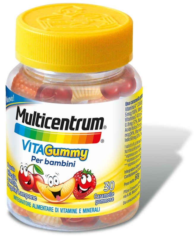 MULTICENTRUM VITAGUMMY 30 CARAMELLE GOMMOSE - Fontenova srl