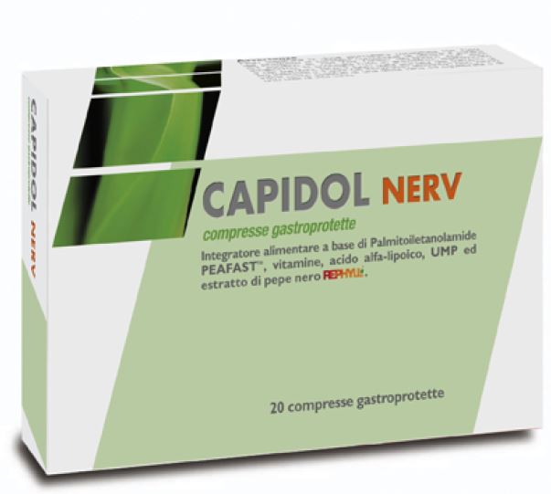 CAPIDOL NERV 20 COMPRESSE GASTROPROTETTE - Fontenova srl