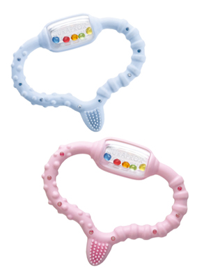 CURAPROX BABY ANELLO DA DENTIZIONE 1 PEZZO ROSA - Fontenova srl