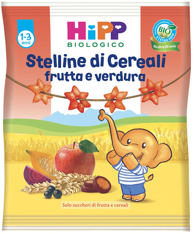 HIPP BIO STELLINE FRUTTA VERDURA 30 G - Fontenova srl