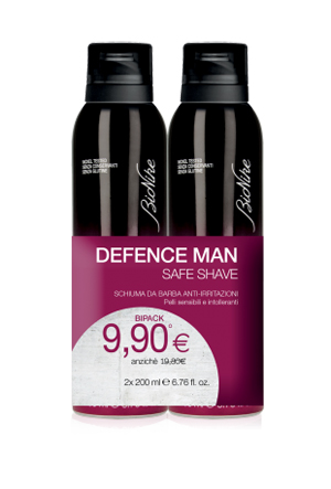 DEFENCE MAN BIPACK SCHIUMA BARBA 2 X 200 ML - Fontenova srl