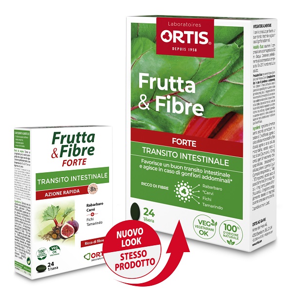 FRUTTA & FIBRE FORTE 24 COMPRESSE - Fontenova srl