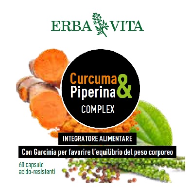 CURCUMA&PIPERINA COMPLEX 60 CAPSULE - Fontenova srl